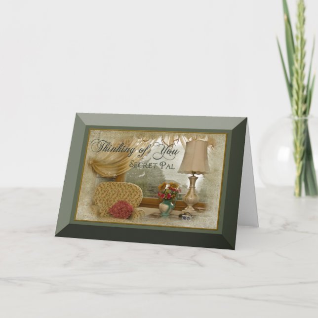 Pensar en ti, SECRET PAL - TARJETA DE NOTA EN BLAN (Anverso)