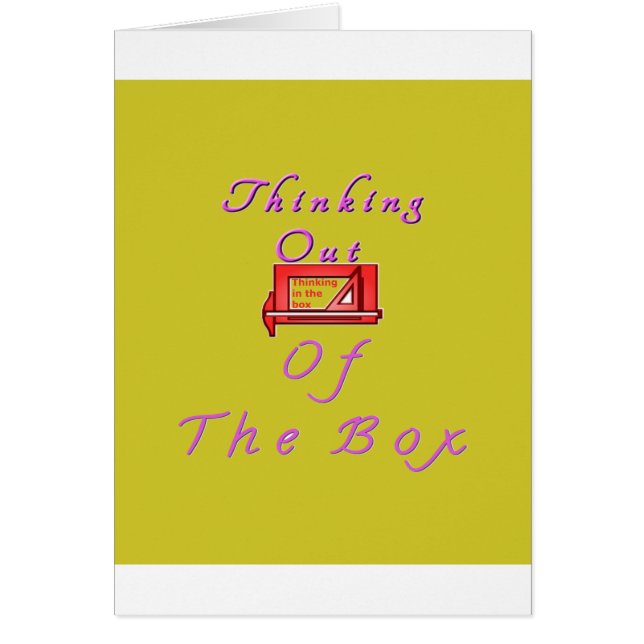 Pensar fuera del diseño de caja (Frente)