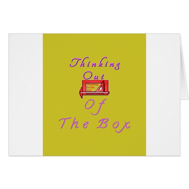 Pensar fuera del diseño de caja (Anverso (Horizontal))