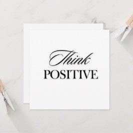Pensar positivo