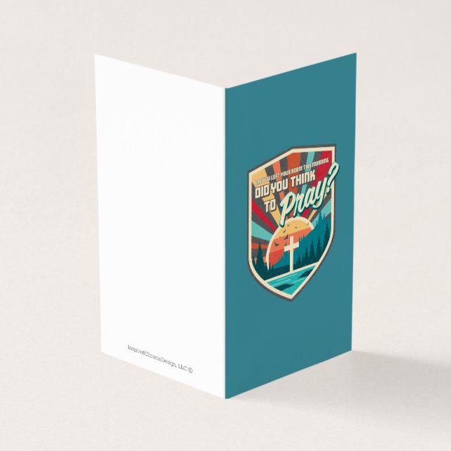 ¿Pensaste en rezar la tarjeta doblada? (Exterior)