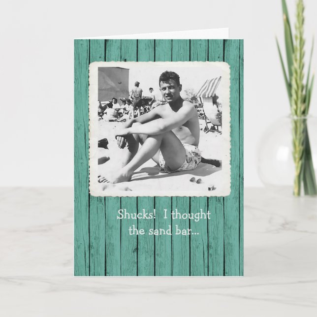 Pensé en la tarjeta de cumpleaños de la cerveza Sa (Anverso)