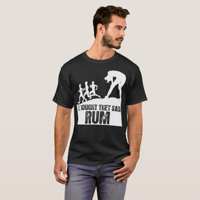 Pensé que dijeron la camiseta del ron (Anverso completo)