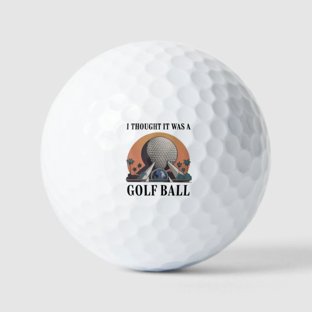 Pensé que era una bola de golf Amante divertido de (Anverso)