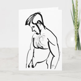 Pensivo... Tarjeta pequeña