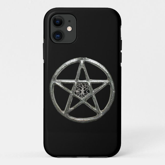 Pentacle Tree Of Life iPhone 5 ID Funda (Reverso)