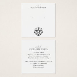 Pentáculo Pentálamico Pagan Wiccan Earring