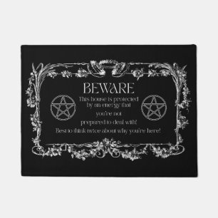 Pentáculo vertical de la alfombra de protección de