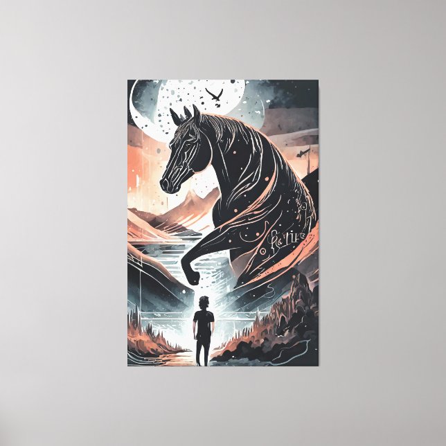 Pentado de impresión de lienzo estirado (Anverso)