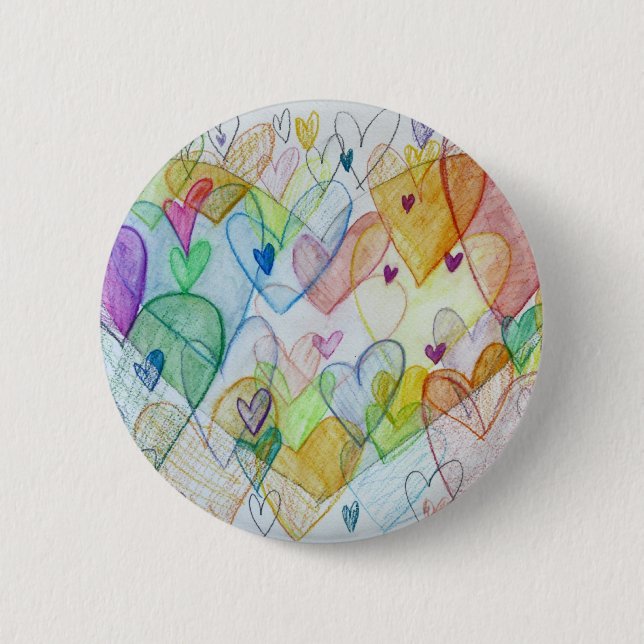 Pentador de objetos de arte o botón de corazones c (Anverso)
