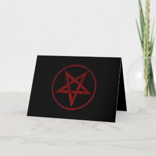 Pentagram del diablo Rojo