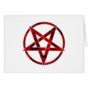 Pentagram del diablo Rojo