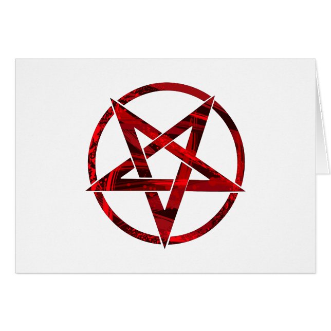 Pentagram del diablo Rojo (Anverso (Horizontal))