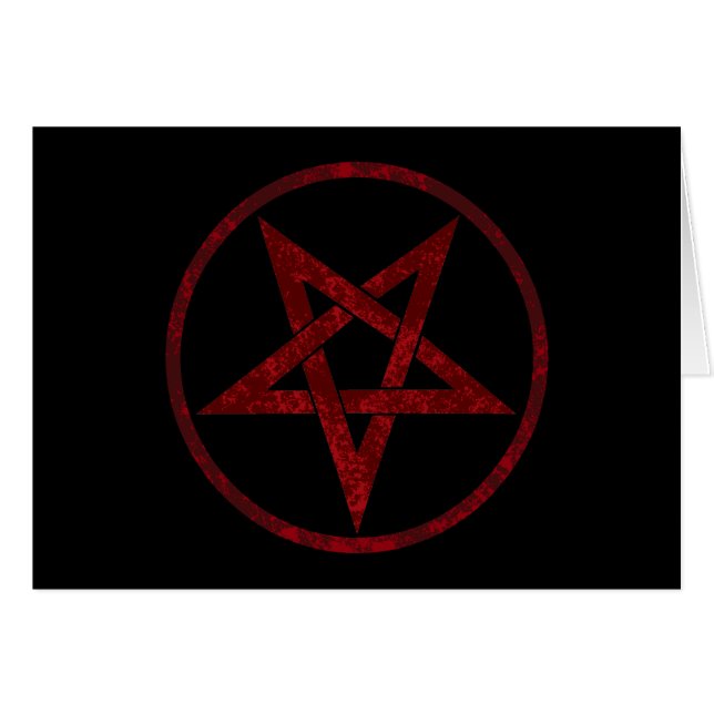 Pentagram del diablo Rojo (Anverso (Horizontal))