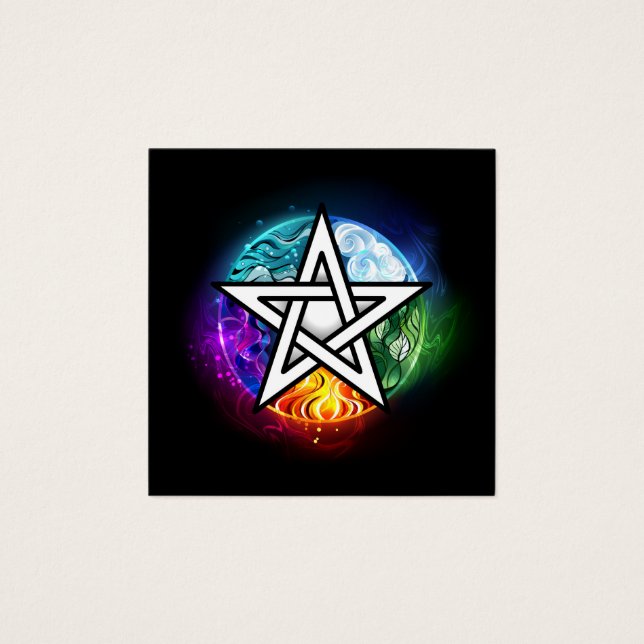 Pentagrama de Wiccan (Anverso)
