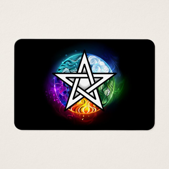 Pentagrama de Wiccan (Anverso)