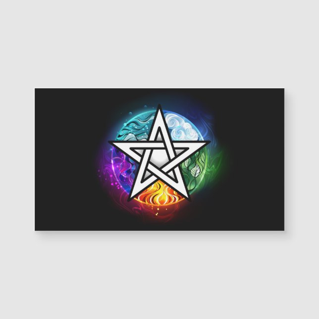 Pentagrama de Wiccan (Anverso)