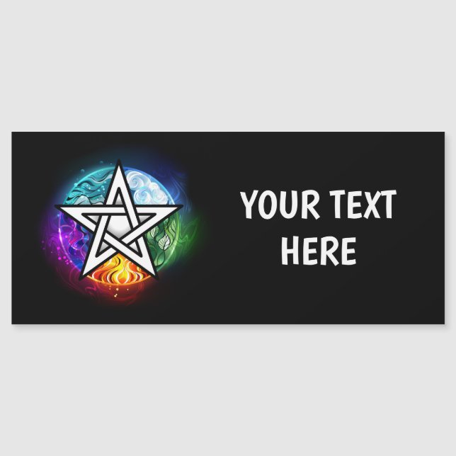 Pentagrama de Wiccan (Anverso)