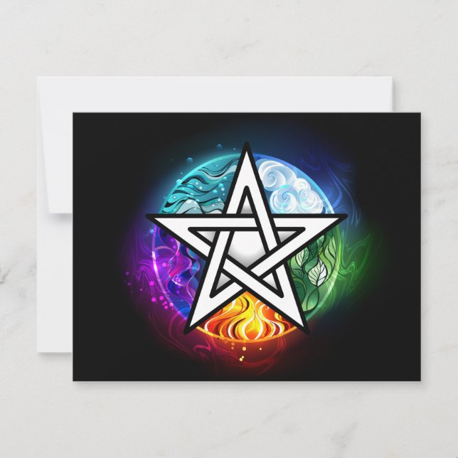 Pentagrama de Wiccan (Anverso)
