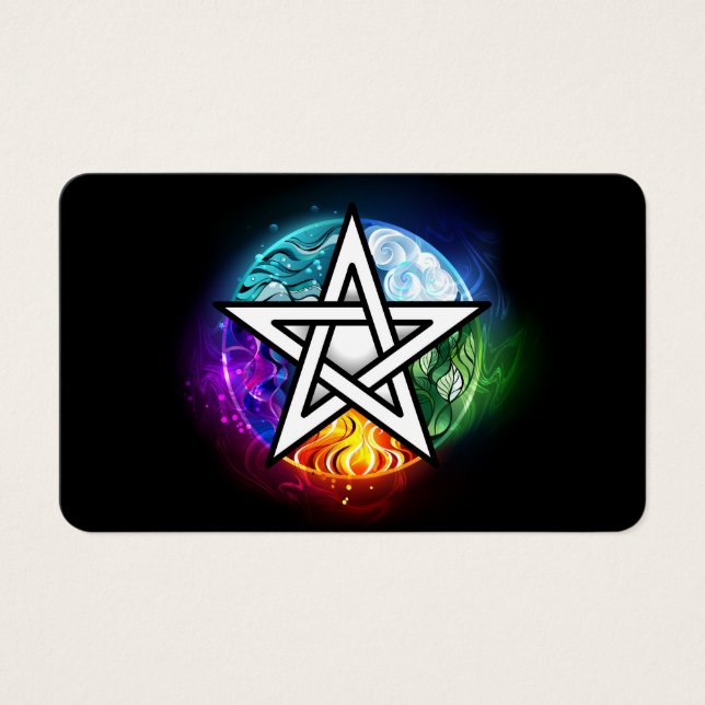 Pentagrama de Wiccan (Anverso)