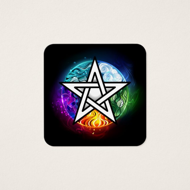 Pentagrama de Wiccan (Anverso)