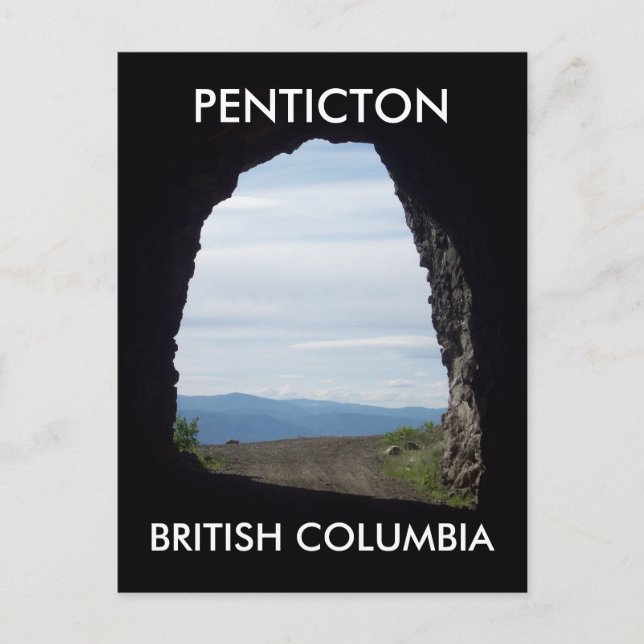 PENTICTON, postal BRITÁNICA DE COLUMBIA (Anverso)