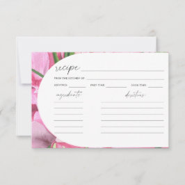 peonías acuáticas - receta de ducha de novia