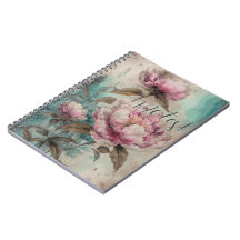 Peonías Pintadas - Cuaderno
