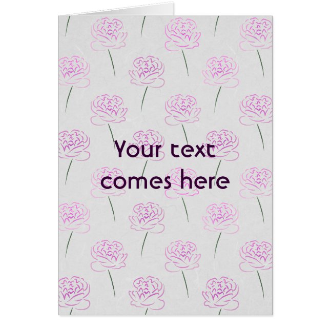 peonías rosadas (Frente)