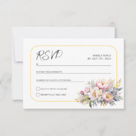 peonías rosadas elegantes boda RSVP