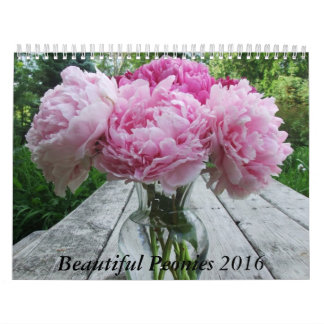 Peonies 2016 flores del calendario