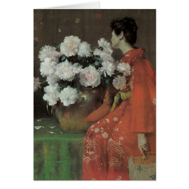 Peonies de William Merritt Chase, Bella Artes de V (Frente)