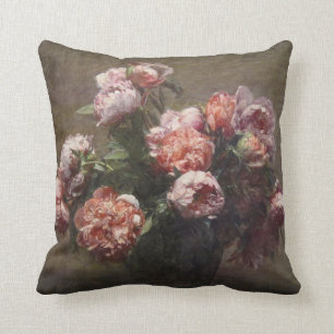 Peonies del Cojín decorativo Henri Fantin-Latour