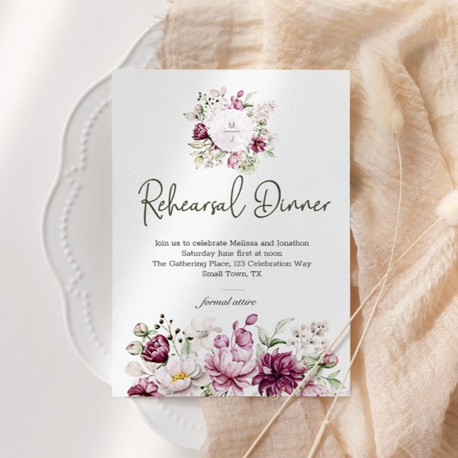 Peonies Pink Burgundy Ensayo Floral Cena (Subido por el creador)