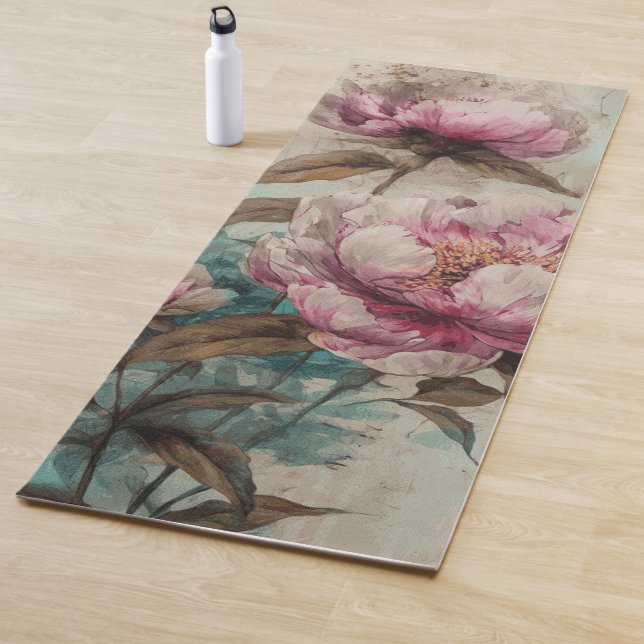Peonies pintados - Yoga Mat (In situ)