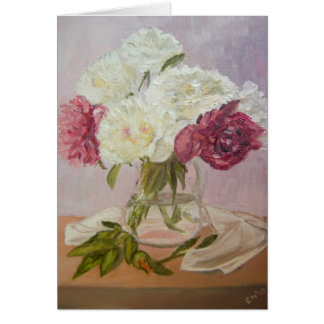 Peonies - postal
