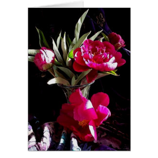 Peonies rojos atractivos