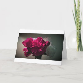 Peonies, tarjeta