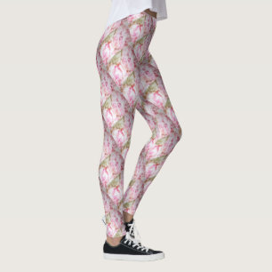 Peony Bliss Leggings Todo-Sobre-Imprimir