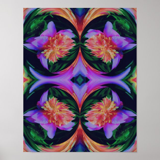 Peony Flower Energy Resumen arte (Frente)