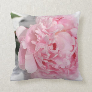 Peony rosado, almohada del jardín