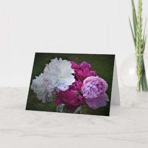 Peony, tarjeta