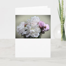 Peony, tarjeta