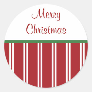 Peppermint Merry Christmas Pegatinas