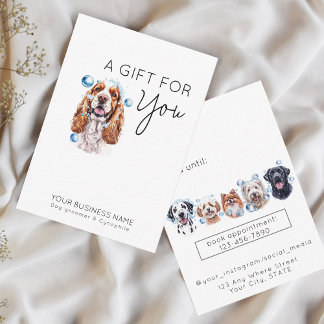 Pequeña Adorable tarjeta de regalo de mascota de espeleolo