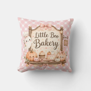 Pequeña Almohada de Halloween Rosa de Panadería Bo