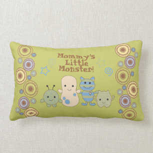 Pequeña almohada de los monstruos para el cuarto