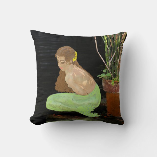 Pequeña almohada de sirena (Anverso)