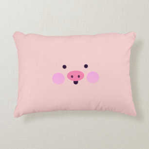 Pequeña almohada guarra rosada