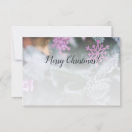 Pequeña Árbol de Navidad Cumple Foto Tarjeta de Felicitaci